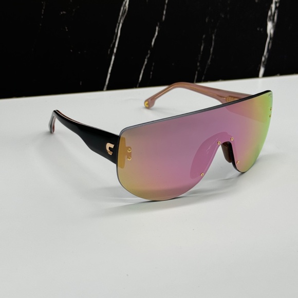 NEW CARRERA FLAGLAB12 0000/9 WOMEN SUNGLASSES FLAGLAB 12 0000J SHIELD EYEWEAR - Picture 7 of 12